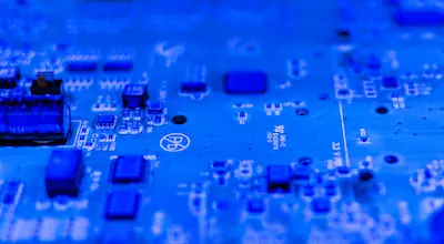 Close-up of a circuit board